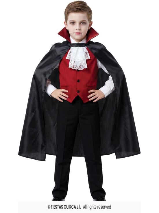 Capa infantil de vampiro ou mágico, 90 cm