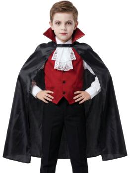 Capa infantil de vampiro ou mágico, 90 cm