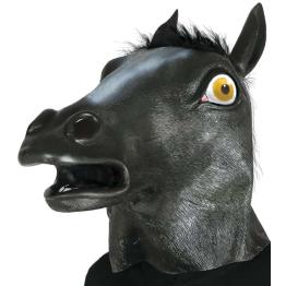 Máscara de Cavalo Estável Preto