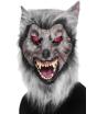 Máscara de lobo saqueador, para a cabeça, látex