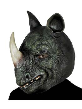 Máscara de rinoceronte em látex