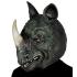 Máscara de rinoceronte em látex