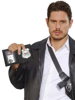 Carteira Policial com Distintivo
