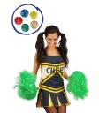 Conjunto de 2 pompons em cores sortidas