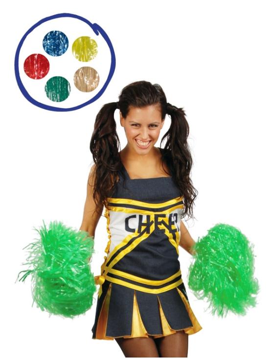 Conjunto de 2 pompons em cores sortidas