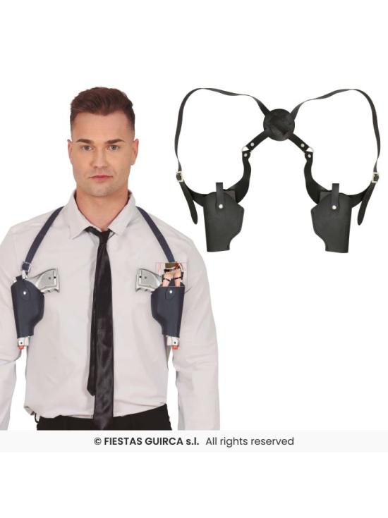 Coldre Duplo com Pistolas
