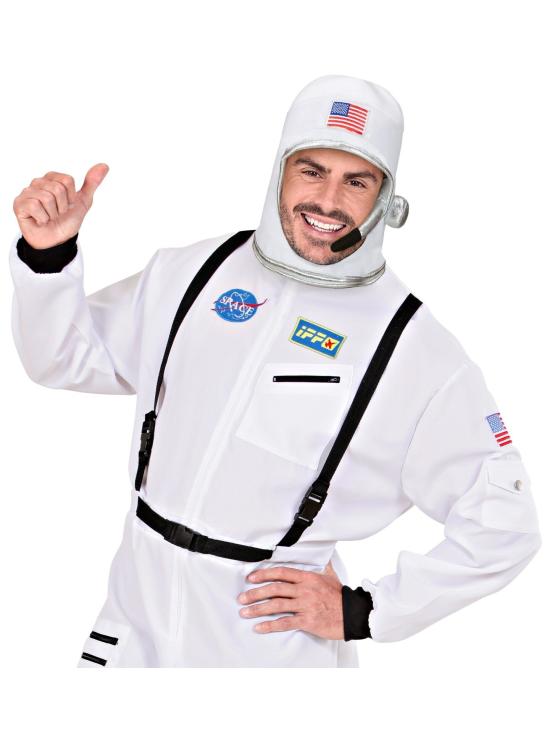 Capacete de astronauta para fantasias de adultos