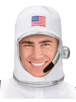 Capacete de astronauta de tecido luxuoso adulto
