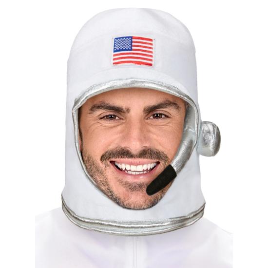 Capacete de astronauta de tecido luxuoso adulto