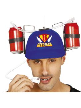 Capacete de bebida super bêbado