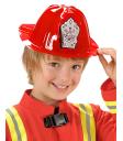 Capacete de bombeiro infantil em PVC