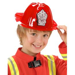 Capacete infantil de bombeiro em PVC