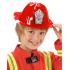 Capacete infantil de bombeiro em PVC