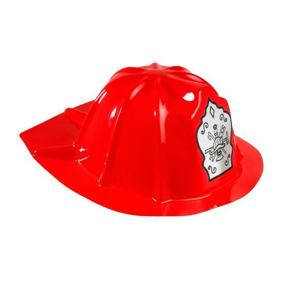 Capacete infantil de bombeiro em PVC