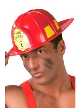 Capacete de bombeiro para fantasia