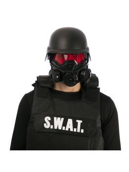 Capacete de máscara antimotim para fantasia SWAT