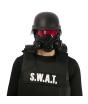 Capacete de máscara antimotim para fantasia SWAT