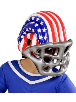 Capacete inflável de futebol americano de bandeira