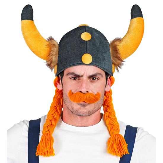 Capacete Galo Obelix com Tranças