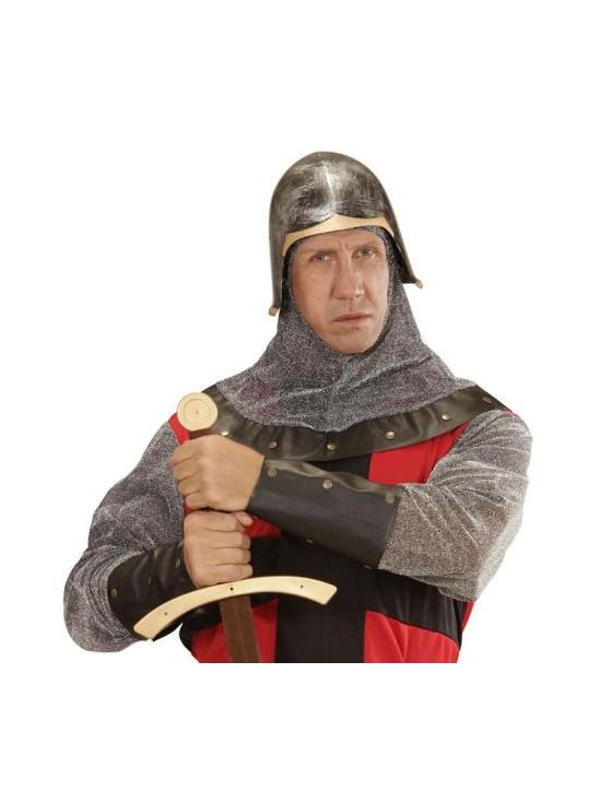 Capacete de guerreiro medieval.