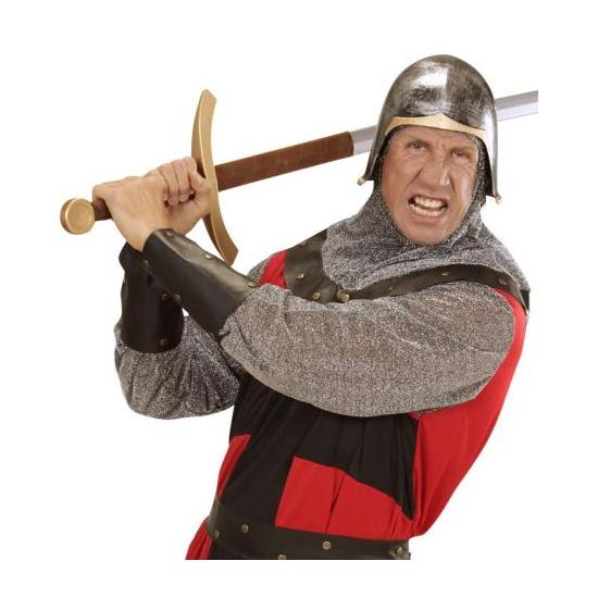 Capacete de guerreiro medieval.