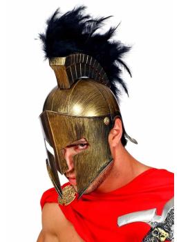 Capacete espartano de luxo