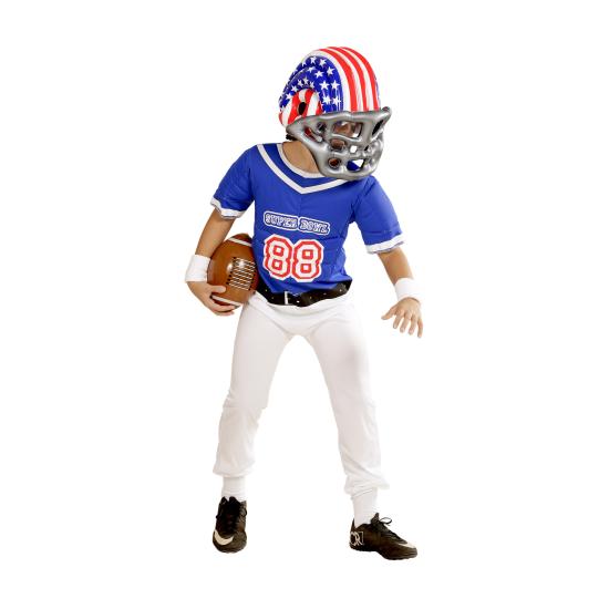 Capacete inflável de futebol americano de bandeira