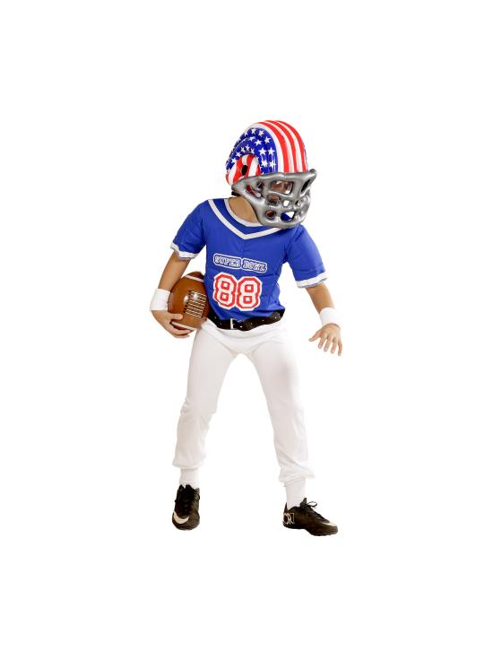 Capacete inflável de futebol americano de bandeira