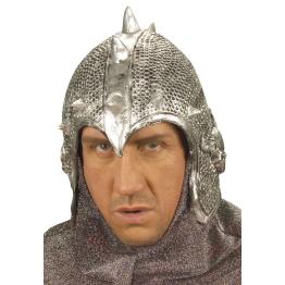 Capacete medieval de guerreiro em látex