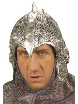 Capacete medieval de guerreiro em látex