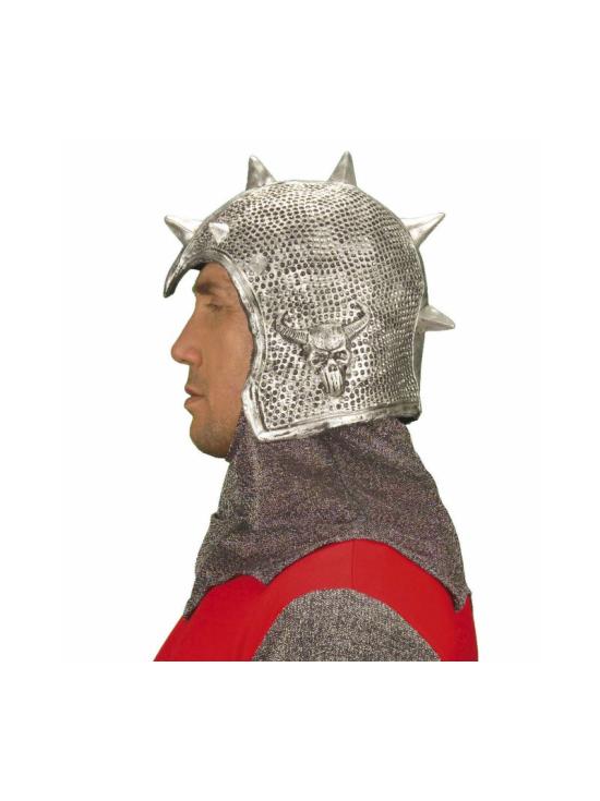 Capacete medieval de guerreiro em látex