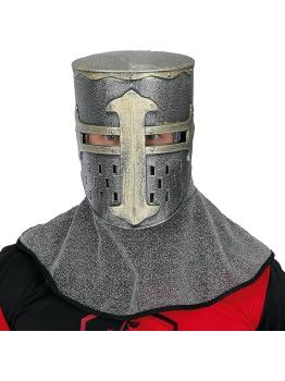 Capacete medieval para traje de cavaleiro