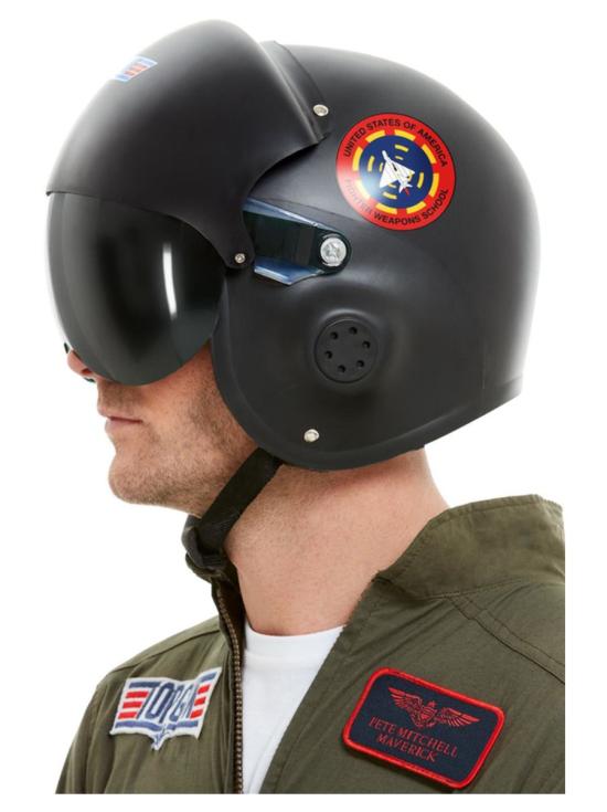 Capacete de piloto de combate de luxo Top Gun