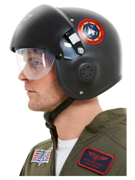 Capacete de piloto de combate de luxo Top Gun