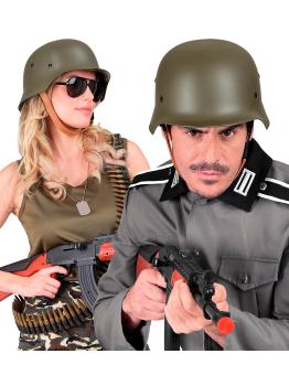Capacete de soldado adulto da Segunda Guerra Mundial – Traje militar histórico | Disfracestuyyo.com