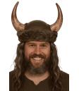 Capacete Viking com Couro – Chapéu Medieval com Chifres