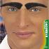 Personagens de sobrancelhas pretas.