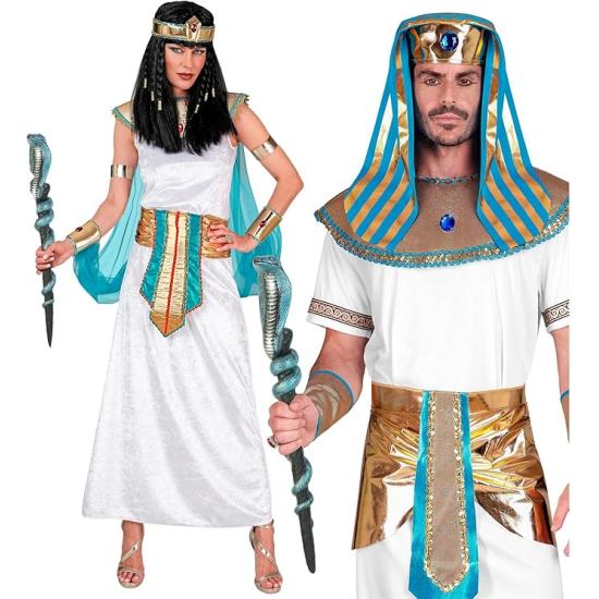 Cetro de Serpente 64 cm – Acessório Egípcio para Fantasias de Faraó e Cleópatra