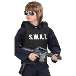 Colete à prova de balas para fantasias infantis da SWAT *