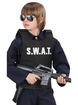 Colete à prova de balas para fantasias infantis de SWAT *