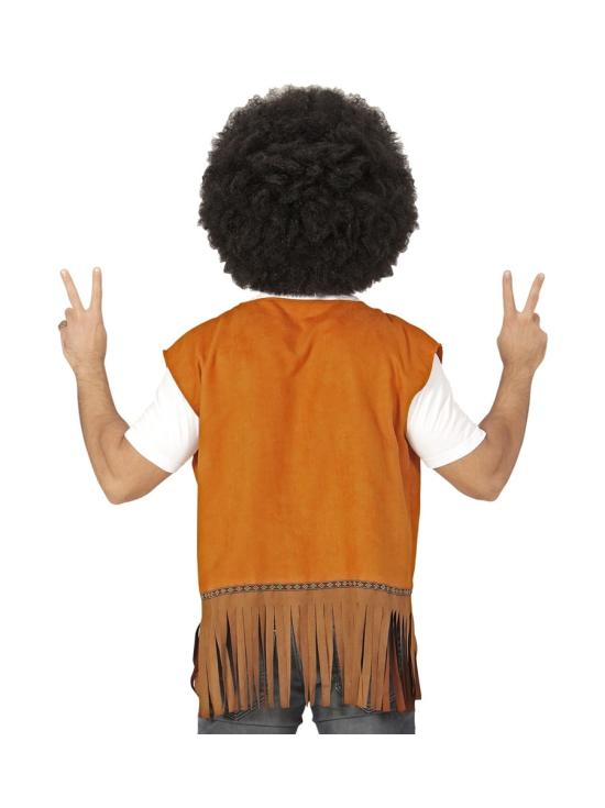Colete Hippie Adulto Paz e Amor *