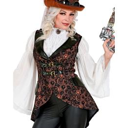 Colete steampunk para menina