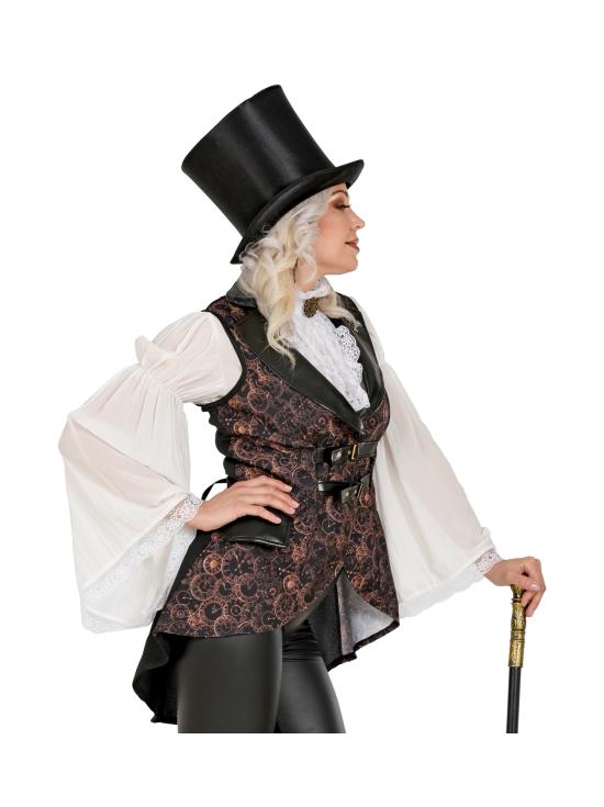 Colete steampunk para menina