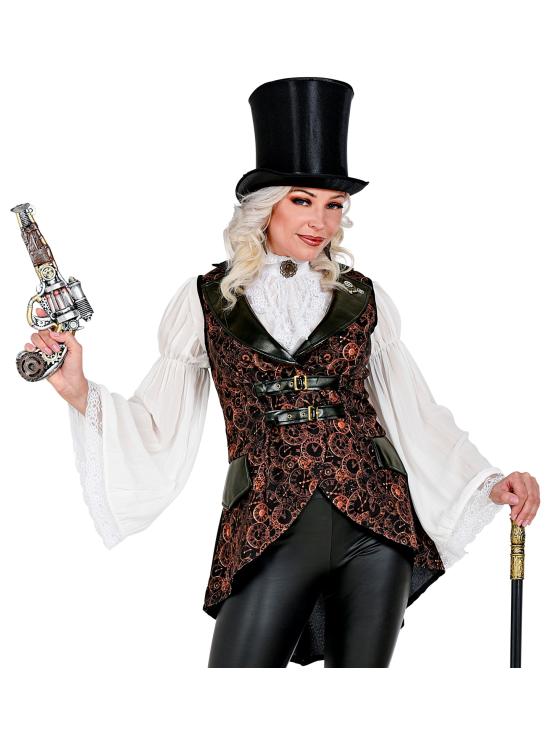 Colete steampunk para menina