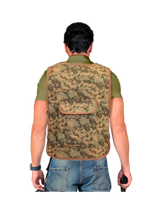 Colete tático camuflado ou colete de caçador para fantasias