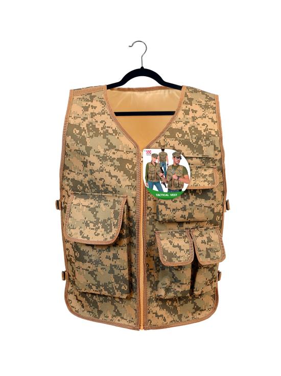 Colete tático camuflado ou colete de caçador para fantasias