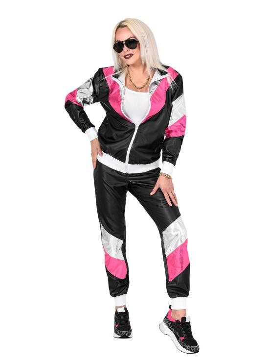 Conjunto de moletom de luxo estilo anos 80 para adultos unissex
