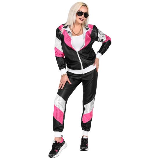 Fato de treino de luxo dos anos 80 para adultos unissexo Fato de treino de luxo dos anos 80 para adultos unissexo