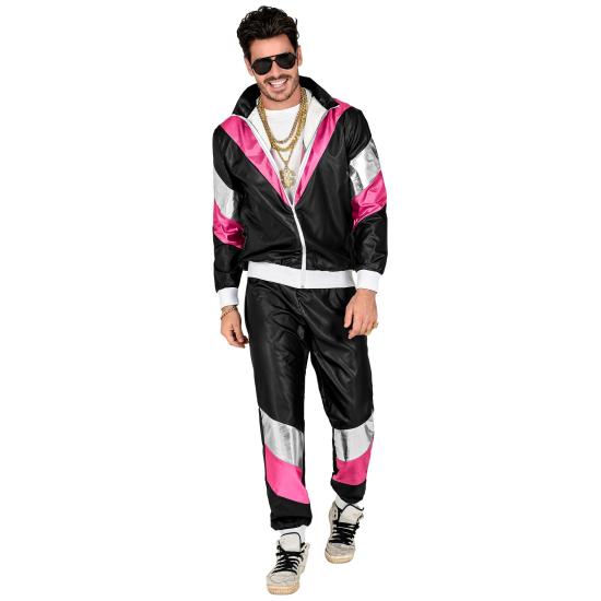 Fato de treino de luxo dos anos 80 para adultos unissexo Fato de treino de luxo dos anos 80 para adultos unissexo
