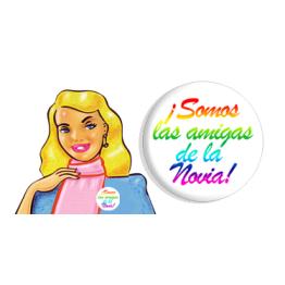 Distintivo Somos amigos da noiva